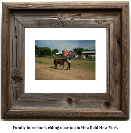 family horseback riding near me in Newfield, New York